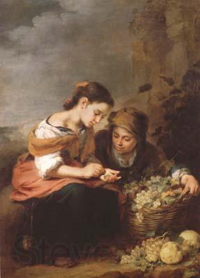 Bartolome Esteban Murillo The Little Fruit Seller (mk08)